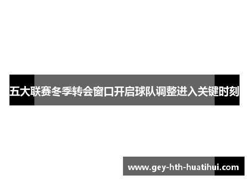 五大联赛冬季转会窗口开启球队调整进入关键时刻